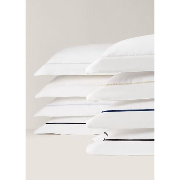 Ralph Lauren Home Palmer Percale King Sham Sand Dune Organic Cotton 20"x 36" NWT - Picture 11 of 16